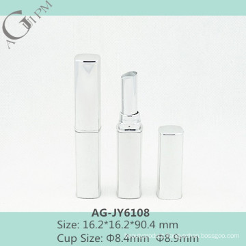 Attractive&Hot sale Plastic Square Lipstick Tube AG-JY6108, Cup Size 8.4/8.9mm, AGPM Cosmetic Packaging, Custom Colors/Logo